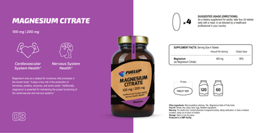 Fuel-Up Cytrynian Magnezu