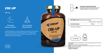 -46% OFF Fuel-Up CRE-UP Monohydrat Kreatyny 